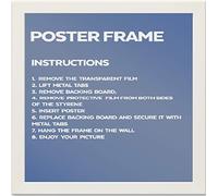 OB2H Black,White, Oak Square Picture Photo Frames (White, 12 X 12INCH)