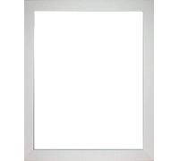 OB2H MODERN WOOD EFFECT POSTER FRAME PICTURE FRAME (Silver, 11 x 9 Inch)