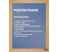 OB2H OAK WOOD EFFECT A1 A2 A3 A4 A5 POSTER, PICTURE FRAMES (Oak, 14 X 10 INCH)