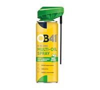 OB41 BioBased 8inOne Multi-Oil Spray 300ml - Silicone-Free Lubricant, Cleaner, Rust Protector & Moisture Displacer for Automotive, DIY, Furniture, and Electrical Equipment, Clear