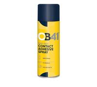 OB41 Fast Tack Contact Adhesive Spray - Quick-drying - Bonds a Variety of Materials - High-Strength Adhesive - Solvent Based - 500ml