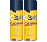 OB41 High Performance Carburettor Cleaner - Maximises Carburettor Performance - Helps to Improve Fuel Efficiency - Blend of Powerful Cleaning solvents to Improve Performance - 400ml (Pack of 2)