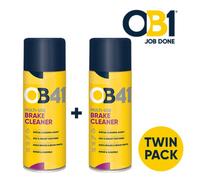 Ob41 Multi-Use Brake Cleaner - 2 X 400Ml - Cleaner For Brake & Clutch Parts, Degreaser, Non Staining, Non Corrosive To Metals