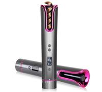 OBA Automatic Cordless Hair Curler, USB Rechargeable, LCD Display, 8-18s Timer, Temperature 150-200°C, Ceramic Plate