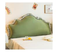 ObaBO Headboard Reading Pillows Backrest Bolster Back Cushion Bed Headboard Cushion with Fixing Ties, 2 In 1 Backrest and Head Cushion, Long Cushion for Couch, Wall and Day Bed,Green-L100cm*H55cm