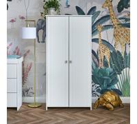 Obaby Evie Double Wardrobe - White