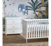 Obaby Evie Nursery 2 Piece Furniture Set - White