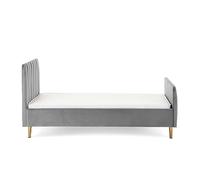 Obaby Gatsby Velvet Single Bed - Grey