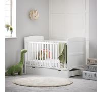 Grace Cot Bed & Under Drawer - White