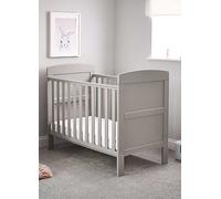 OBaby Grace Mini Cotbed Warm Grey