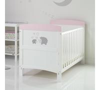 Obaby Hedgehog Cot Bed with Fibre Mattress - Pink