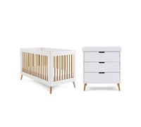 Obaby Maya 2 Piece Room Set - White with Natural