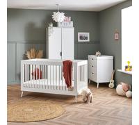 Obaby Maya 3 Piece Room Set - Nordic White