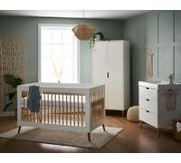 Obaby Maya 3 Piece Nursery Room Set, White