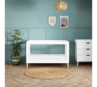 Obaby Maya Cot Bed - White with Acrylic