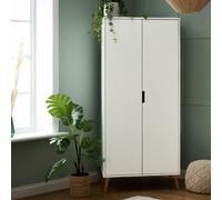 Obaby Maya Double Wardrobe - White with Natural