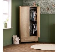 OBaby Nika 2 Door Wardrobe - Oak