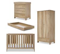 Obaby Nika 3 Piece Room Set & Under Drawer - Oak