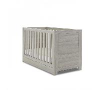 Obaby Nika Cot Bed & Under Drawer - Grey Wash