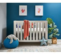 Obaby Nika Mini Cot Bed - Grey Wash, Grey