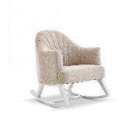OBaby Round Back Rocking Chair Oatmeal, Cream