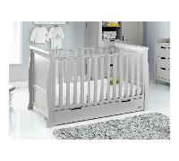 Obaby Stamford Classic Cot Bed- Warm Grey