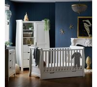 Obaby Stamford Classic Sleigh 3 Piece Nursery Set - White