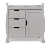 Obaby Stamford Sleigh Closed Changing Unit - Warm Grey, Grey