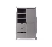 Obaby Stamford Double Wardrobe - Taupe Grey