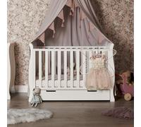 Obaby Stamford Mini Sleigh Cot Bed - White