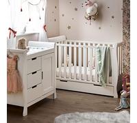 Obaby Stamford Sleigh Mini 2 Piece Room Set - White