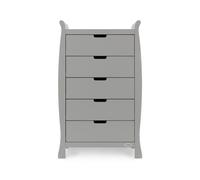 Obaby Stamford Tall 5 Drawer Chest - Warm Grey
