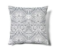 Obal William Morris Grey Cushion Covers Original Design Velvet Pillow Cases Square Decorative Throw Pillow Cover cm x 45cm X 45cm