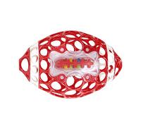 Oball Grab & Rattle Football Baby, Red/White