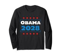 OBAMA 2028 3rd Term Presidential Election 2028 Vote Blue Long Sleeve T-Shirt