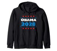 OBAMA 2028 3rd Term Presidential Election 2028 Vote Blue Zip Hoodie