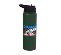 Obama 2028 I'm Not Picky Barack or Michelle Stainless Steel Insulated Water Bottle