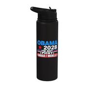 Obama 2028 I'm Not Picky Barack or Michelle Stainless Steel Insulated Water Bottle