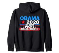 Obama 2028 I'm Not Picky Barack or Michelle Zip Hoodie