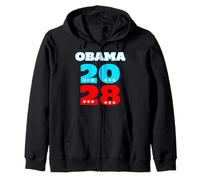 OBAMA 2028 Presidential Election Democrat POTUS 3rd Term Zip Hoodie