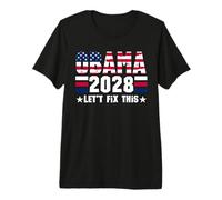 Obama 2028 US Flag Michelle Barack Obama 2028 Premium T-Shirt
