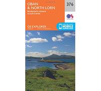 Explorer 376 Oban & North Lorn Map With Digital Version, Orange One Size