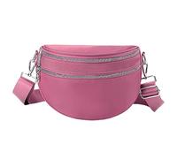 OBASDFD Crossbody Small Sling Backpack For Women & Men, Single Shoulder With Adjustable Strap, Trendy Cute Bag(Pink)