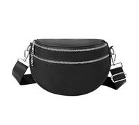 OBASDFD Crossbody Small Sling Backpack For Women & Men, Single Shoulder With Adjustable Strap, Trendy Cute Bag(Black)