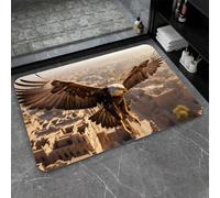 OBASDFD Diatomaceous Earth Bath Mat Non-Slip Super Absorbent Fast Drying Eco-Friendly Easy To Clean Bathroom Kitchen Door(#32,17x27.5In(43 * 70cm))