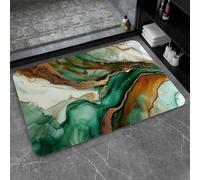 OBASDFD Diatomaceous Earth Bath Mat Non-Slip Super Absorbent Fast Drying Eco-Friendly Easy To Clean For Bathroom Kitchen Door(#23,16x24In(40 * 60cm))