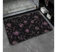 OBASDFD Diatomaceous Earth Bath Mat Non-Slip Super Absorbent Fast Drying Eco-Friendly Easy To Clean For Bathroom Kitchen Door(#19,17x27.5In(43 * 70cm))