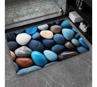 OBASDFD Diatomaceous Earth Bath Mat Non-Slip Super Absorbent Fast Drying Eco-Friendly Easy To Clean Bathroom Kitchen Door(#44,17x27.5In(43 * 70cm))