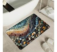 OBASDFD Diatomaceous Earth Bath Mat - Super Absorbent Non-Slip Bathroom Rug, Fast Drying Eco-Friendly Door For Kitchen & Shower(#17,17x27.5Inch (43 * 70cm))