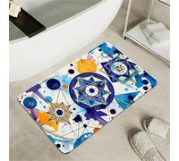 OBASDFD Diatomaceous Earth Bath Mat - Super Absorbent Non-Slip Bathroom Rug, Fast Drying Eco-Friendly Door For Kitchen & Shower(#3,16x24Inch (40 * 60cm))